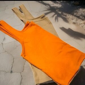 NWT Old Navy women's cropped tank tops sz xxl tall. Ultra-Crop Rib-Knit Tanks.